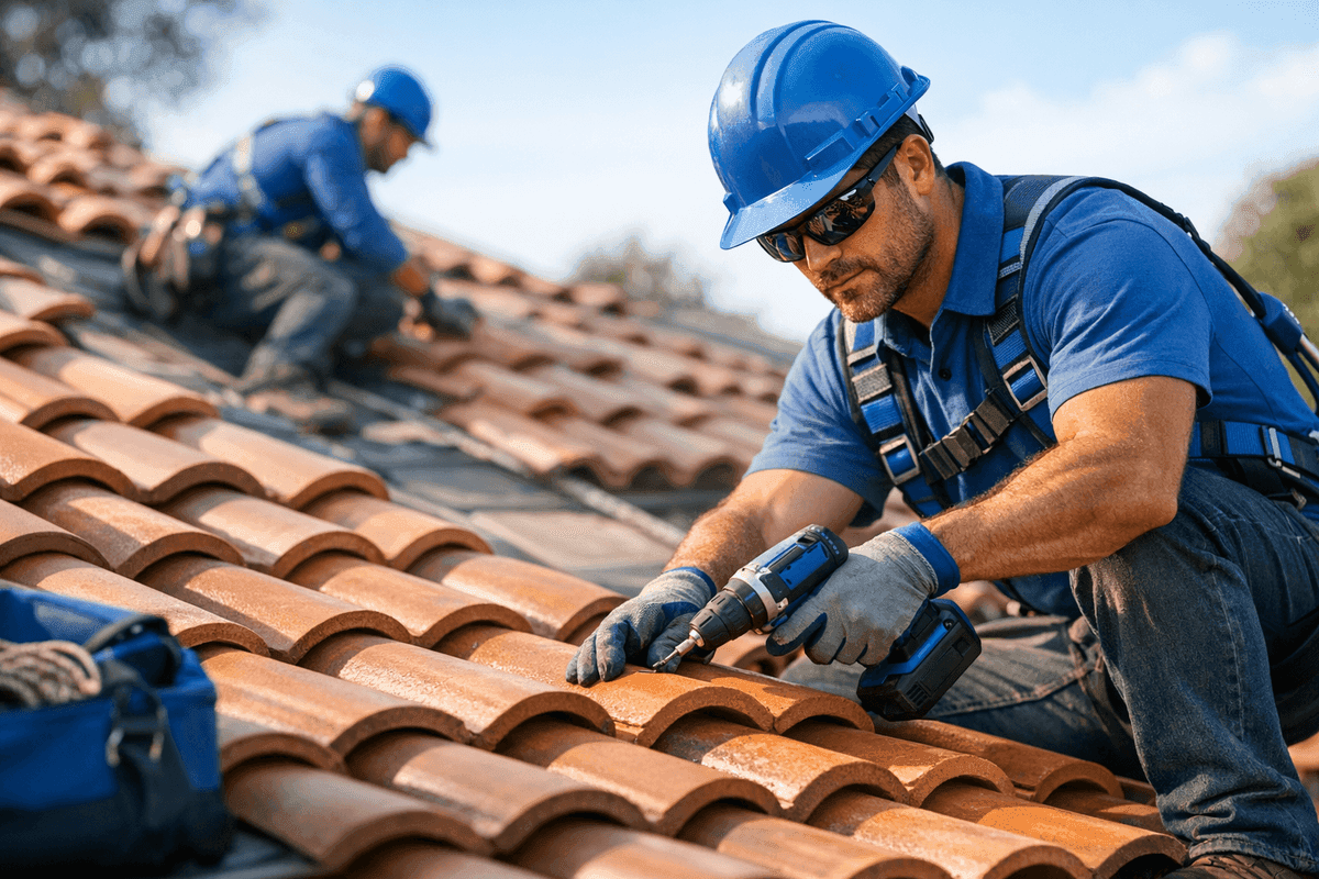Tile Roofing service by Kingston Roofing & Repairs