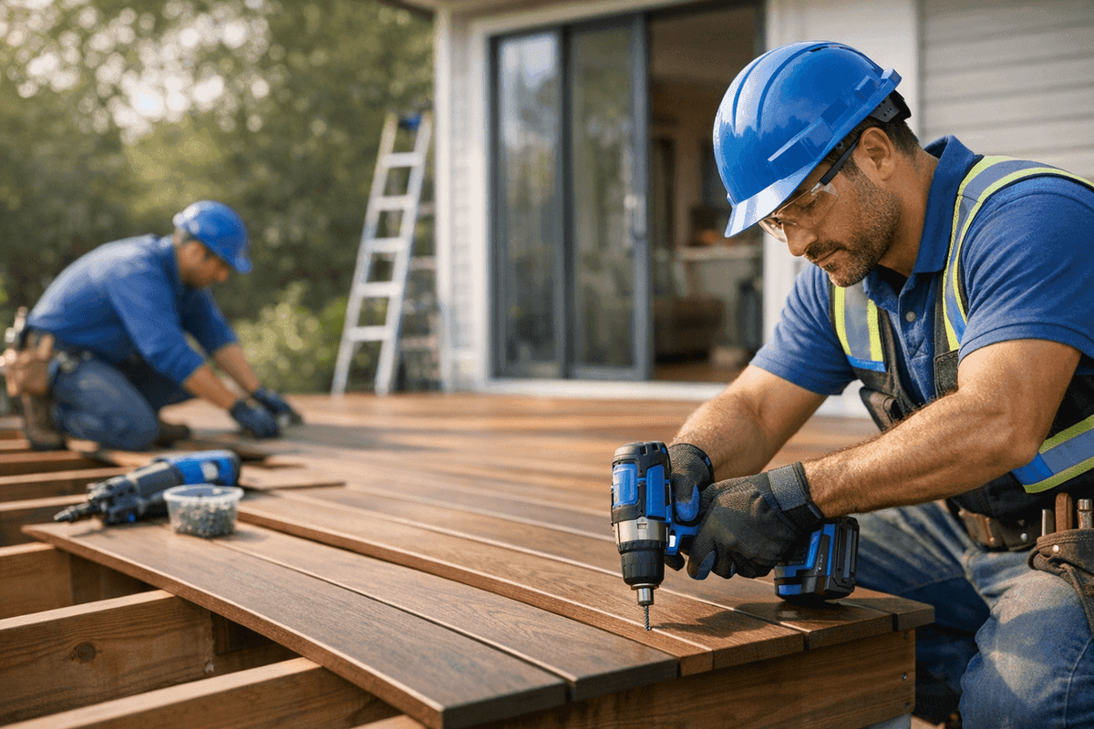 Decking service by Kingston Roofing & Repairs